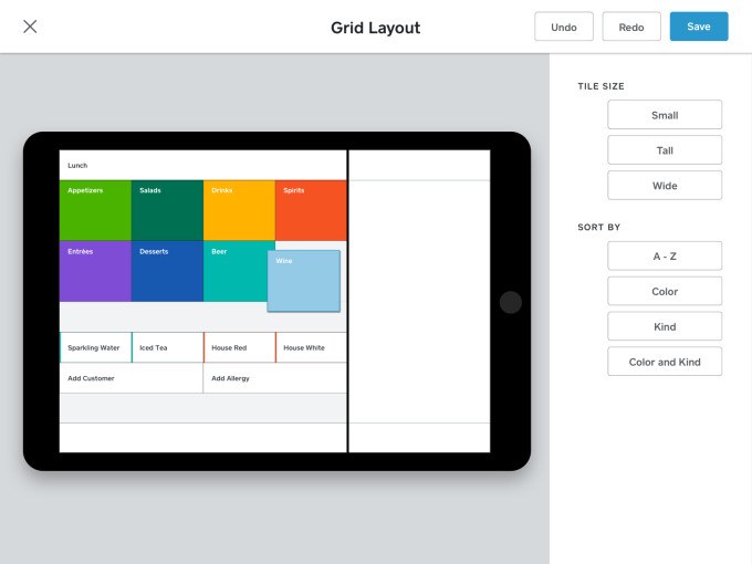 screenshot of Square for Restaurants